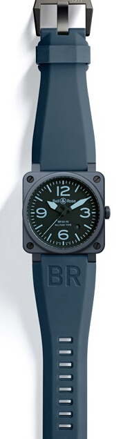 Bell & Ross Aviation BR 03 Blue Ceramic - BR0392-CERAM-BLUE replica watch